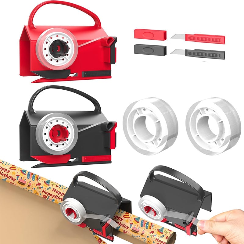 Geschenkpapier-Schneider- und Spenderset