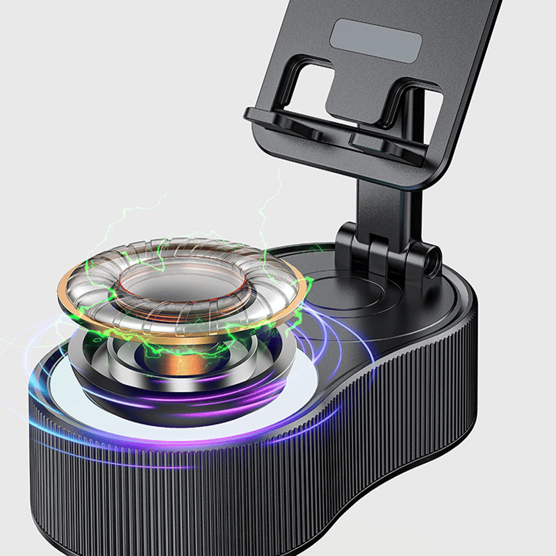 360° verstellbarer Handyhalter mit integriertem Bluetooth-Lautsprecher