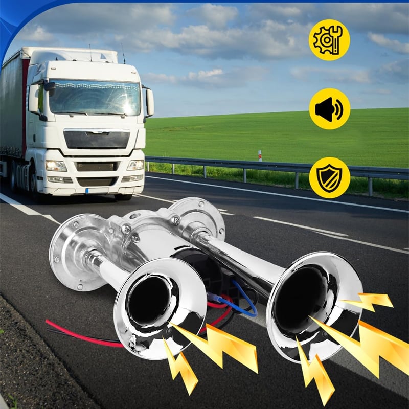 600DB Zweiton-Autohupe aus Metall