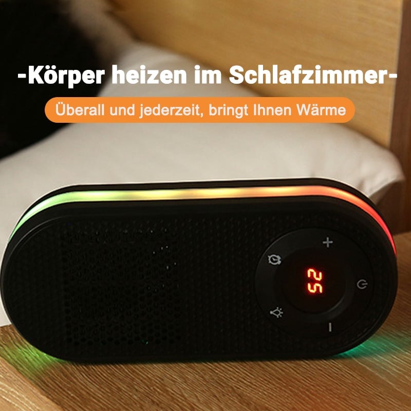 Premium Wandheizlüfter mit Timer & Fernbedienung