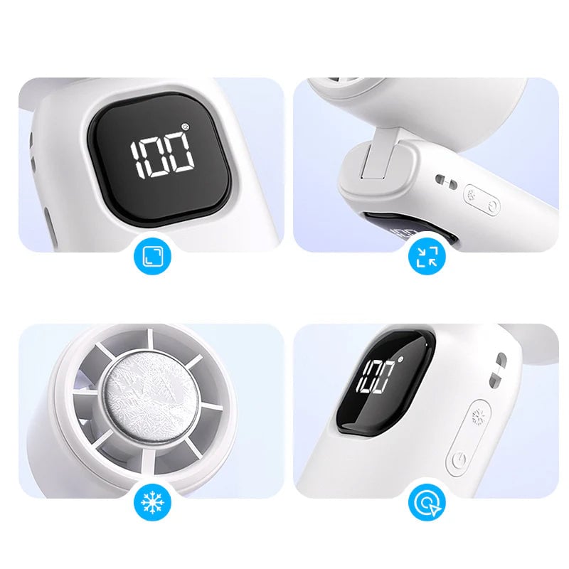 Klappbarer Ice Cooling Handventilator