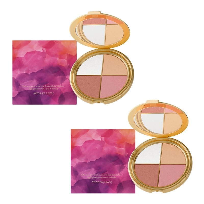 All-in-One Highlighter, Lidschatten & Blush Palette