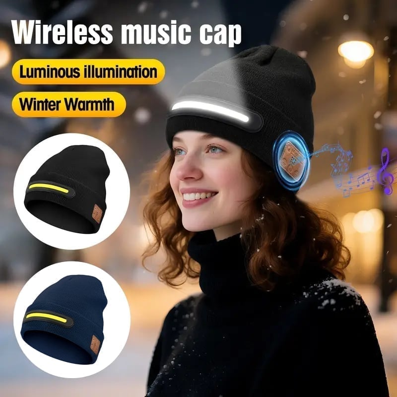 ⭐Smart Beanie with 3-Stage LED Lighting