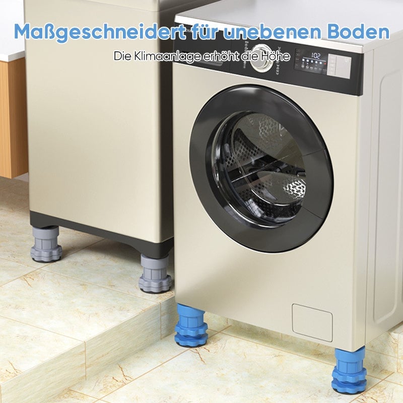 Erhöhtes Fußpolster für Waschmaschinen