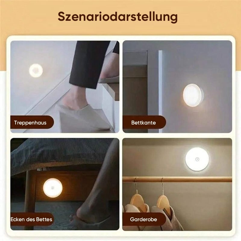 Intelligente LED-Körperbewegungsmelder-Leuchte