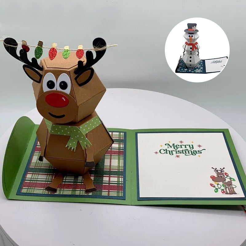 3D-Pop-Up-Weihnachtskarte