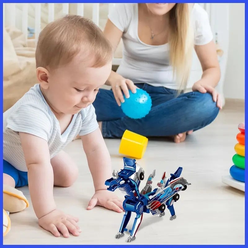 2-in-1 Magnetische Autos: Drachen und Einhörner