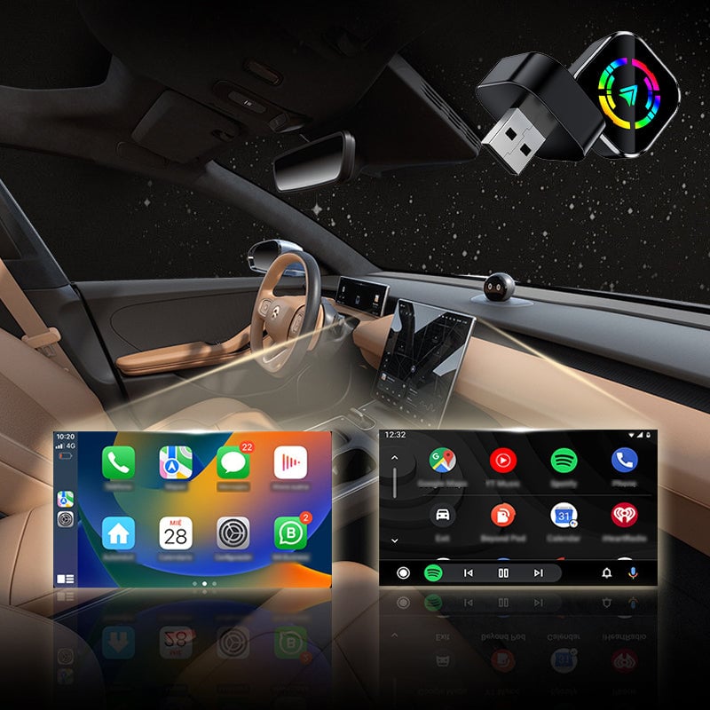 Kabelloser CarPlay-Adapter für iPhone & Android