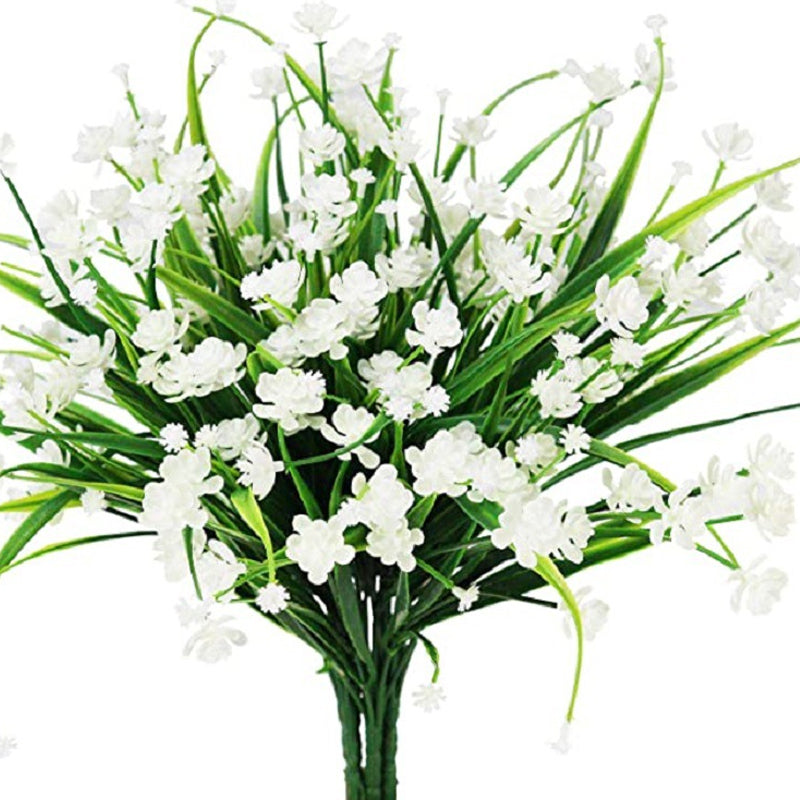 Künstliche Blumen im Freien, 2 Sträuße