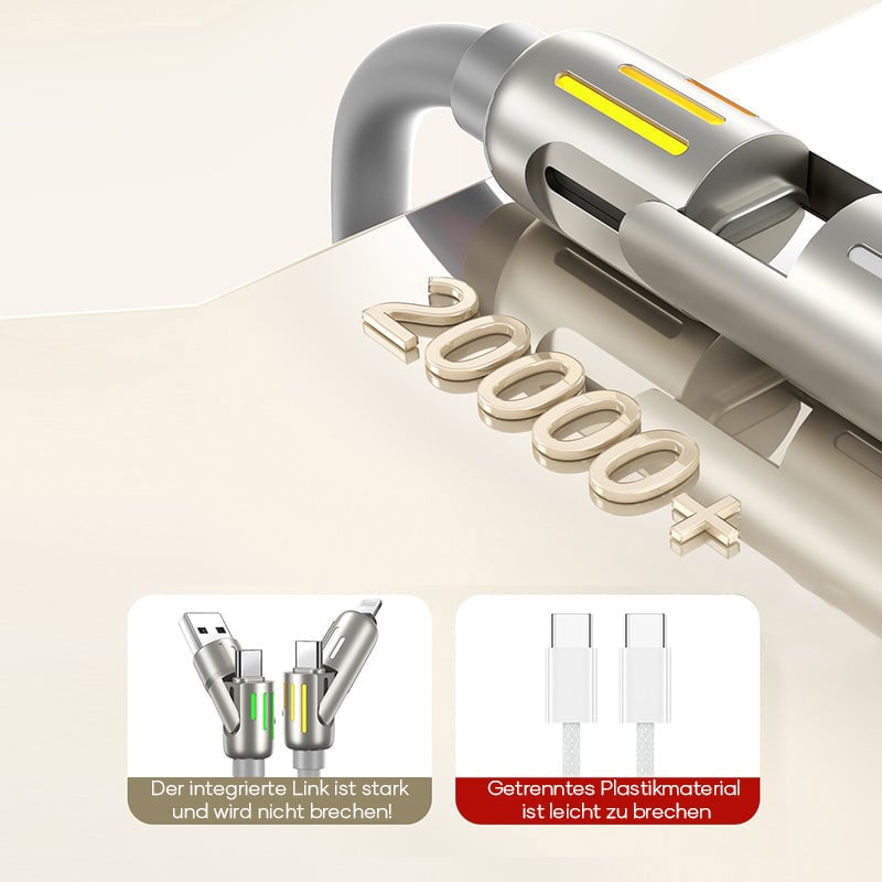 New 240W 4-in-1  USB-C-Kabel