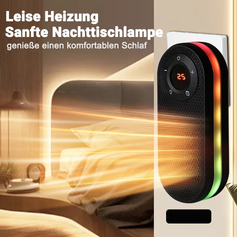 Premium Wandheizlüfter mit Timer & Fernbedienung