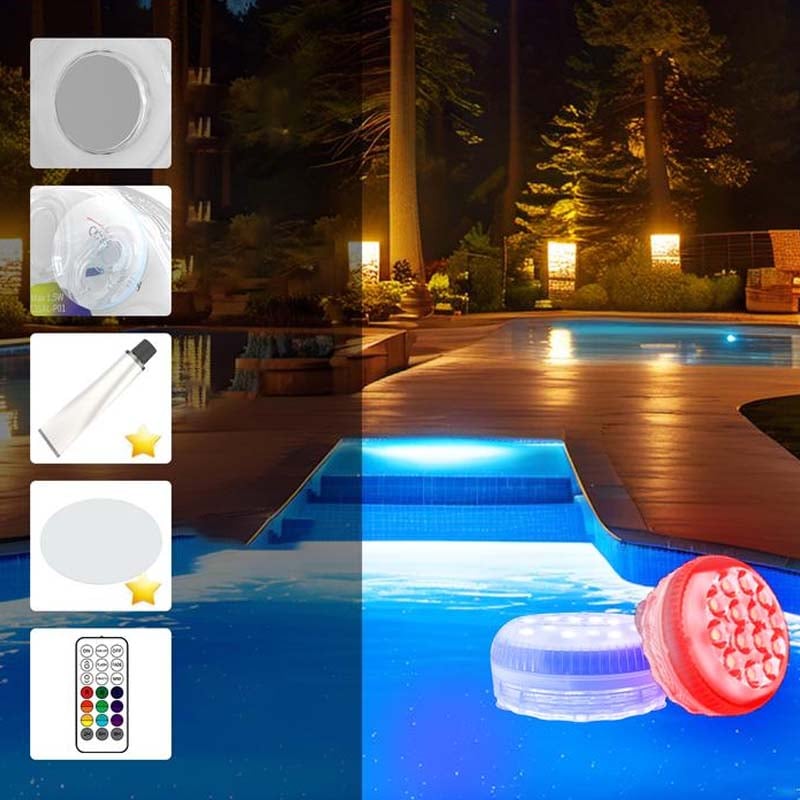 Doppelschichtiges wasserdichtes selbstklebendes LED-Poollicht