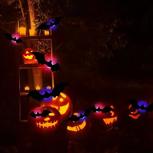 3D-Fledermaus-Design-LED-Dekoration