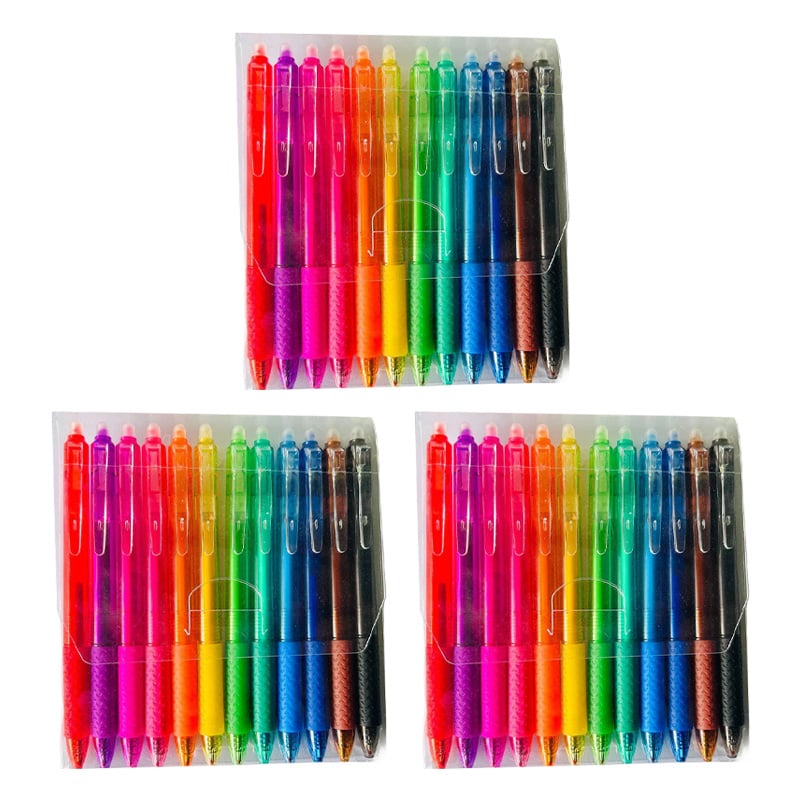 Mehrfarbige, löschbare Gelstifte (12 Stück)