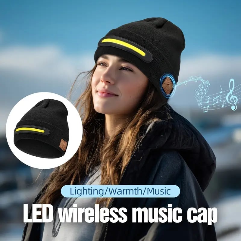 ⭐Smart Beanie with 3-Stage LED Lighting