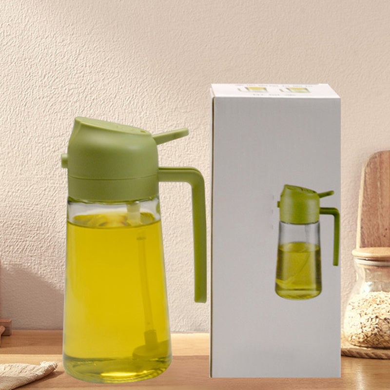 2-in-1-Ölsprüher und -spender aus Glas