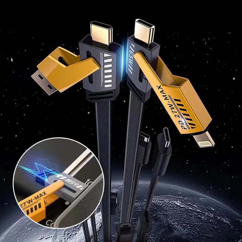 4 in 1 PD 65W Schnellladekabel🔥 Kaufen Sie 2 und erhalten Sie 1 gratis🔥