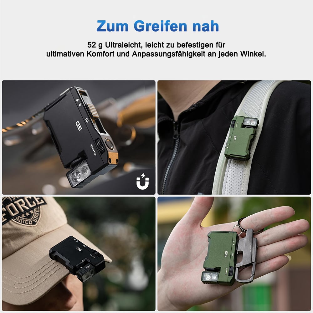 G5 EDC Lampe mit 400 Lumen