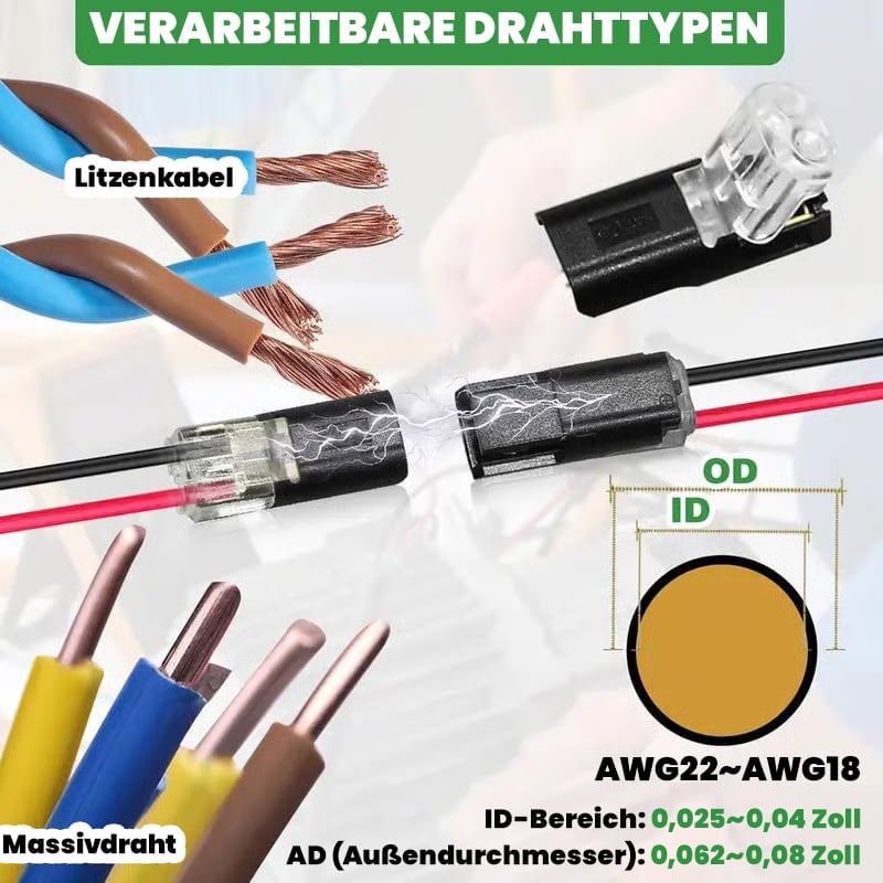 LED-Streifen-Verbinder mit Verriegelungsverschluss