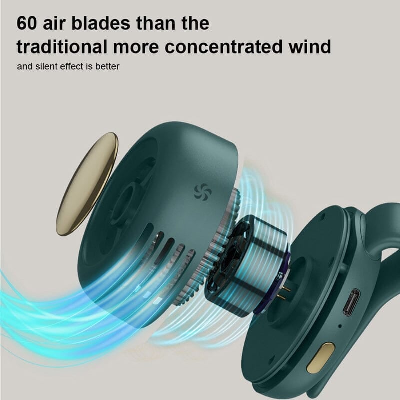 Kleiner Wirbelwind-Clip-Taille-Nackenfächer