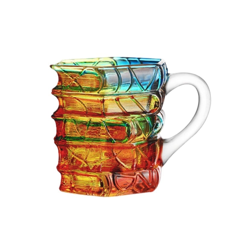 Handbemalte Buch-Kaffeetasse