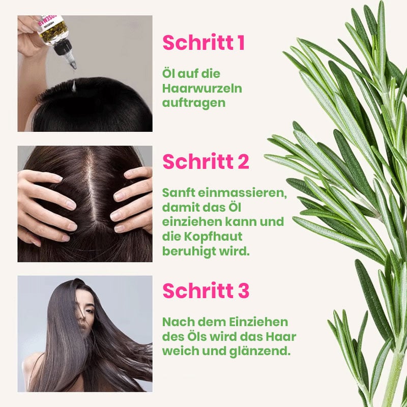Rosmarin-Haarelexir für die Kopfhaut