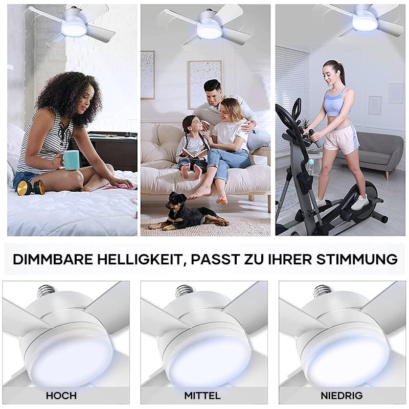 Deckenventilatoren mit Licht und Fernbedienung