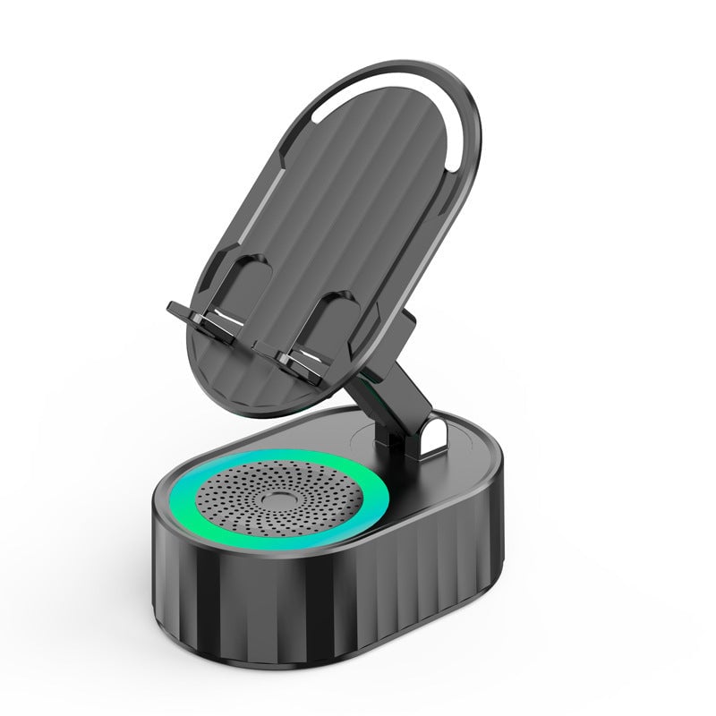 360° verstellbarer Handyhalter mit integriertem Bluetooth-Lautsprecher