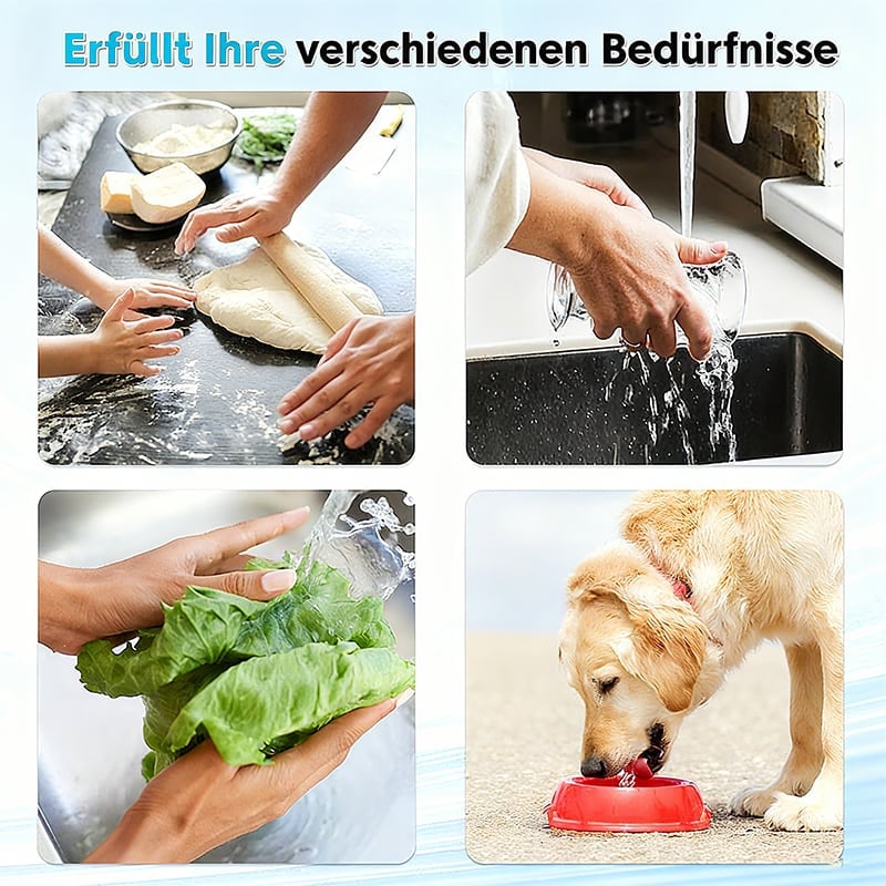 Wasserfilter für den Spültischhahn