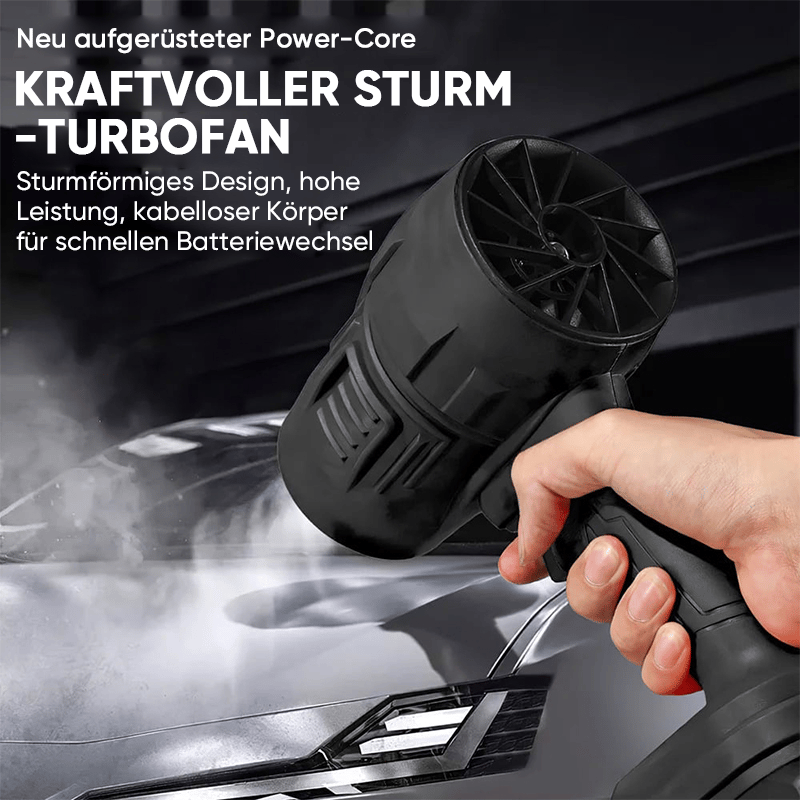 Leistungsstarkes Handgebläse mit Turbotechnik