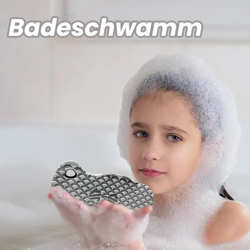 Magischer Peeling-Badeschwamm