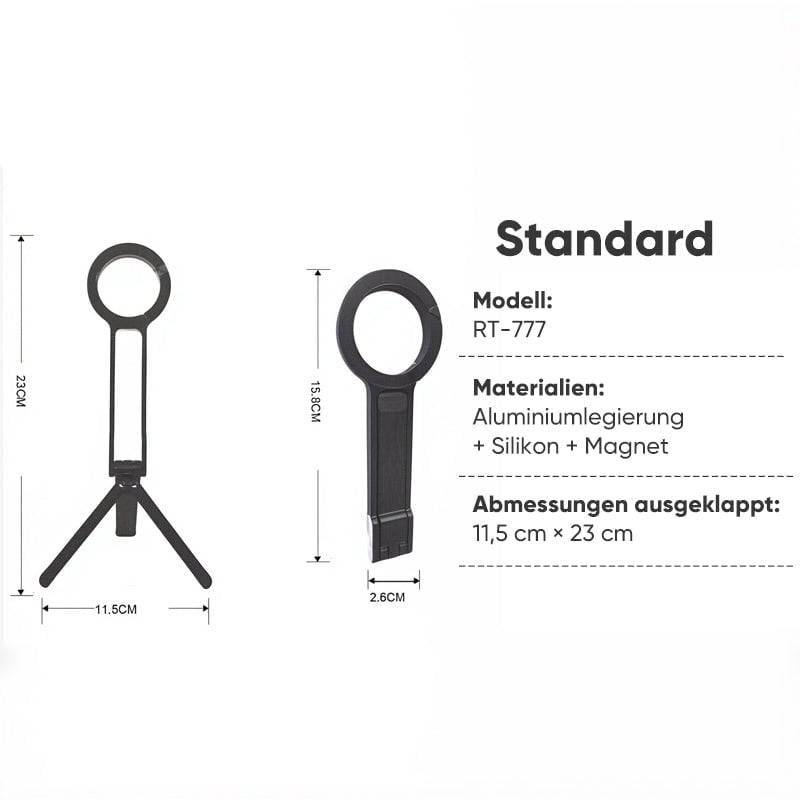Magnetischer Ringlegierung Handyhalter
