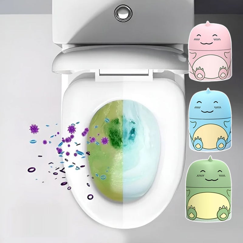 Niedliche Dinosaurier-Toilettenreiniger-Flasche