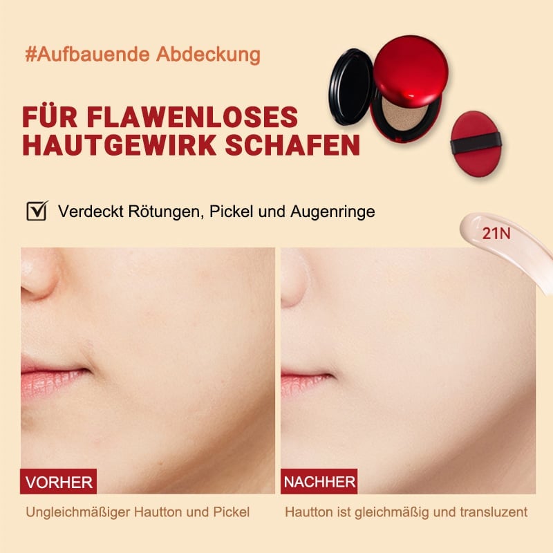 Luftkissen-Foundation – Leicht & Makellos