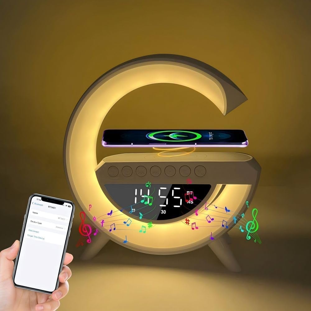 G-förmiger LED-Lautsprecher mit kabelloser Aufladung