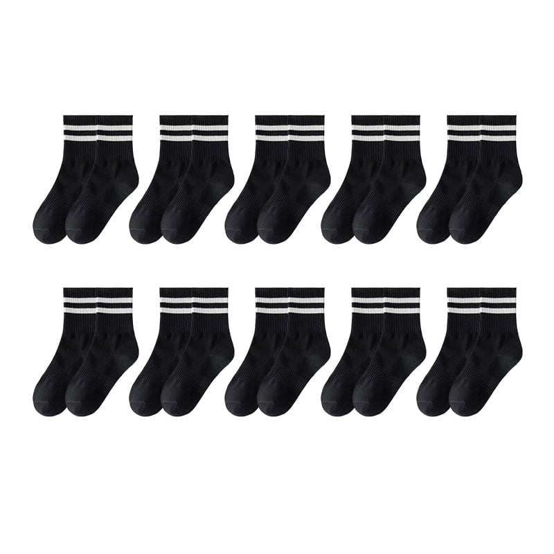 Gestreifte Retro-Socken
