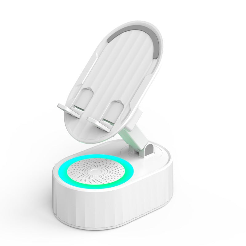 360° verstellbarer Handyhalter mit integriertem Bluetooth-Lautsprecher