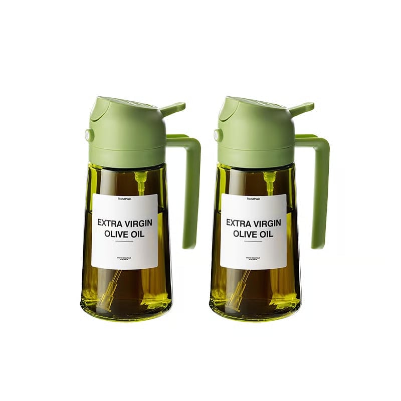 2-in-1-Ölsprüher und -spender aus Glas