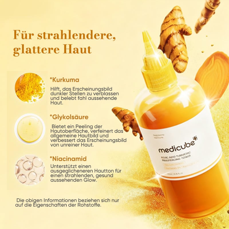 Kojisäure & Kurkuma Toner für Gesicht & Körper