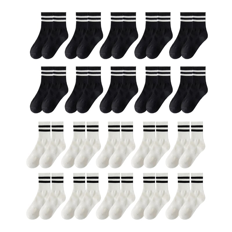 Gestreifte Retro-Socken