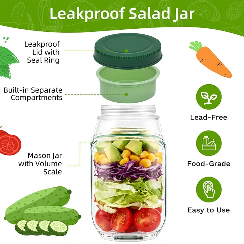 Kreativer Salat-Pod
