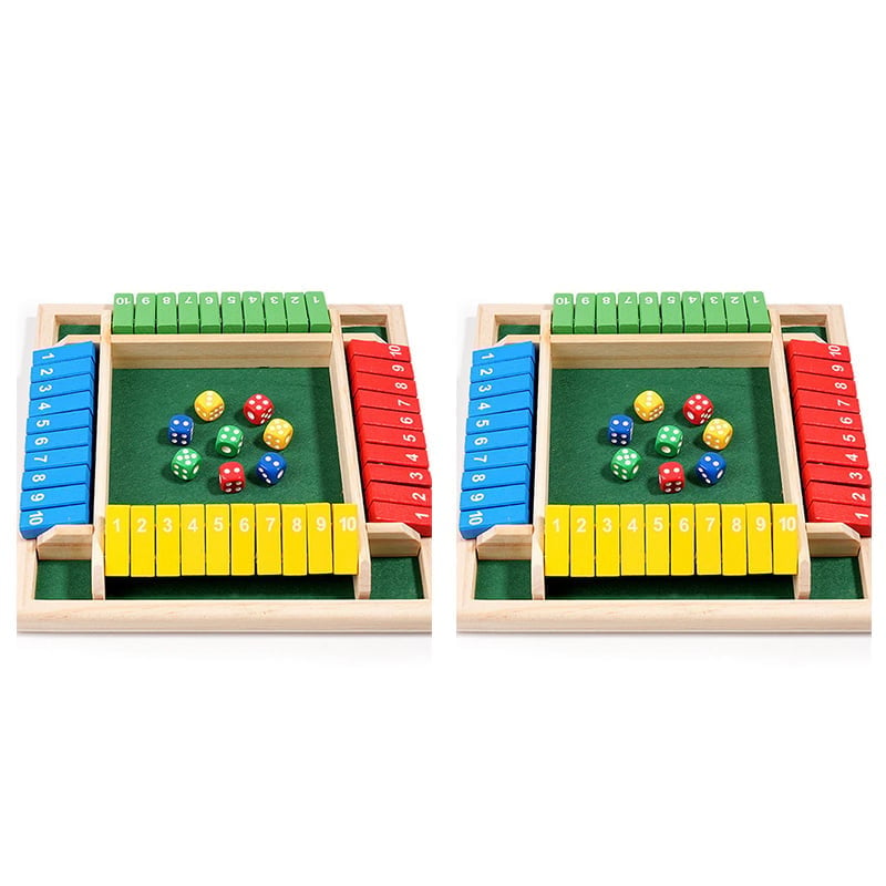 Shut The Box Game – Lustiges Tisch-Mathe-Spiel für Erwachsene und Kinder
