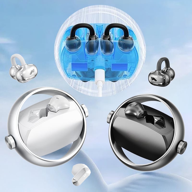 2-in-1 Clip-On Open-Ear-Kopfhörer
