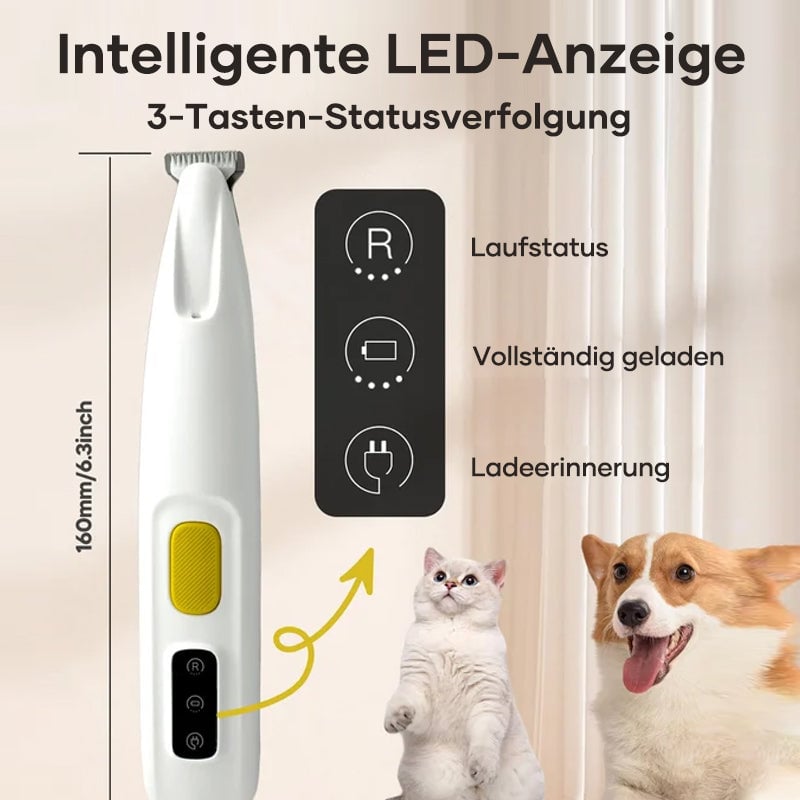 Haustierhaarschneider mit LED-Licht