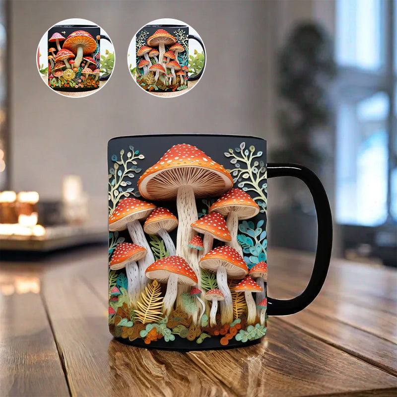 3D Magic Mushrooms Becher