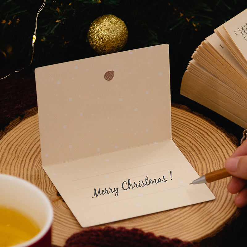 Vergoldete Weihnachtskarten