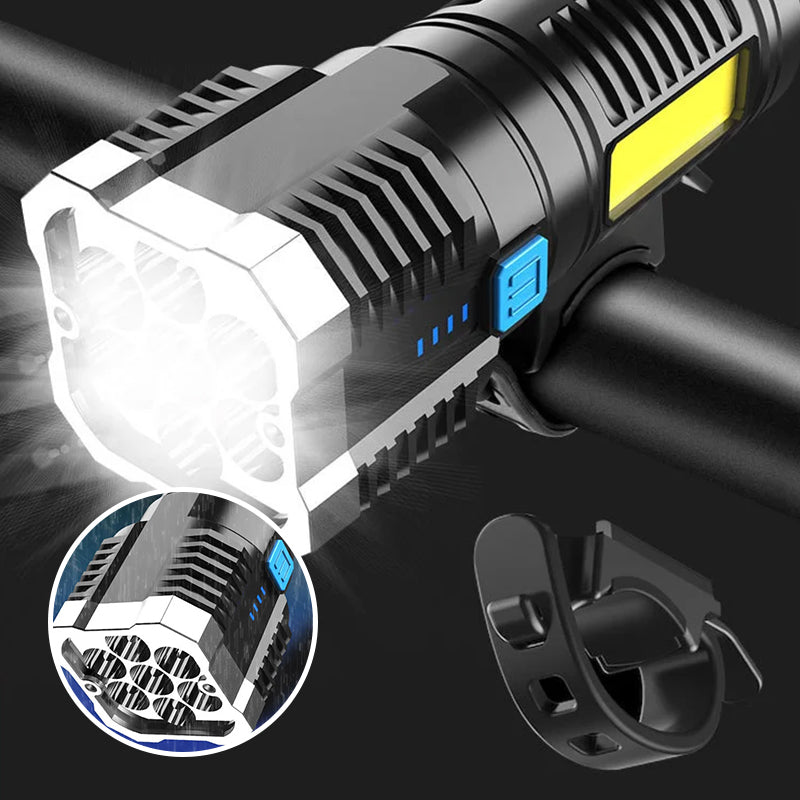 Multifunktionale LED-Taschenlampe mit hoher Helligkeit