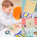 Geoboard aus Holz