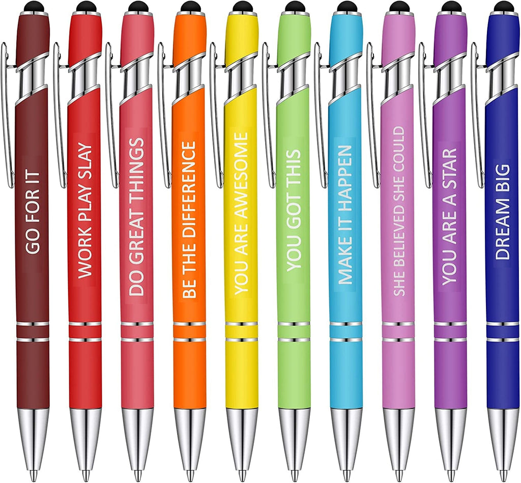 10 Stück lustiges Stift-Set(Schwarze Tinte)
