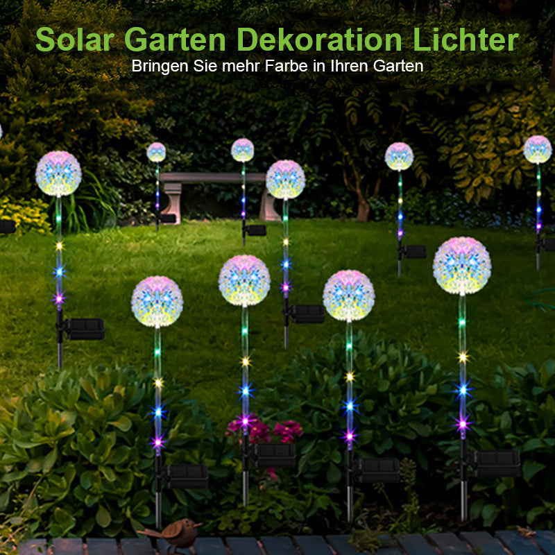 Dekorative Solar-Löwenzahn-Leuchte